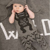 Little Monsters Short Sleeve Baby Boy Clothes