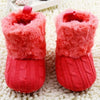 Baby Boots Crochet Knit Fleece