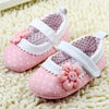 Polka Dot Flower Shoes First Walkers