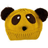 Wool Knit Sweater Cap  Panda Pattern