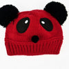 Wool Knit Sweater Cap  Panda Pattern