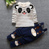 Baby Korean Cartoon Cotton Pants Suit