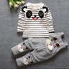 Baby Korean Cartoon Cotton Pants Suit