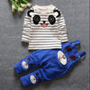 Baby Korean Cartoon Cotton Pants Suit